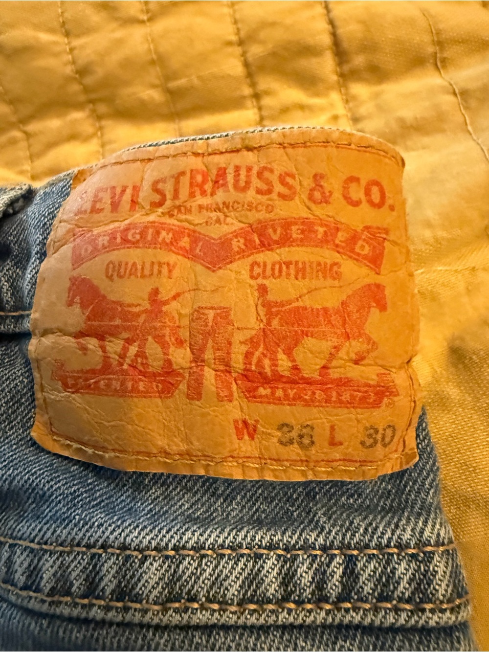 Levi's Men's Registered Trademark Denim Straight Leg Jeans